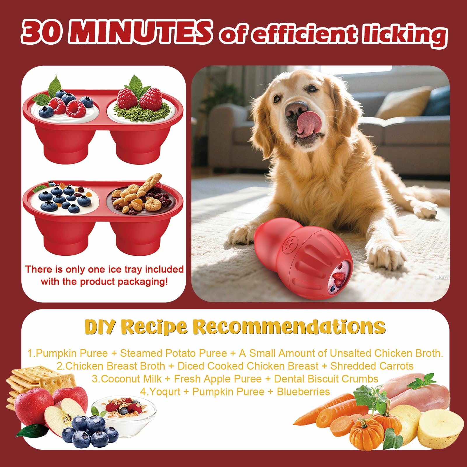 VIWIK Freezable-fillable rubber toy with durable construction for rewards.