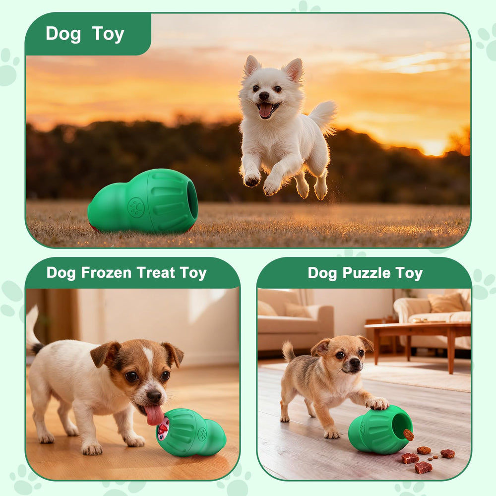 VIWIK interactive-dog-puzzle-toy-green encourages problem-solving during play