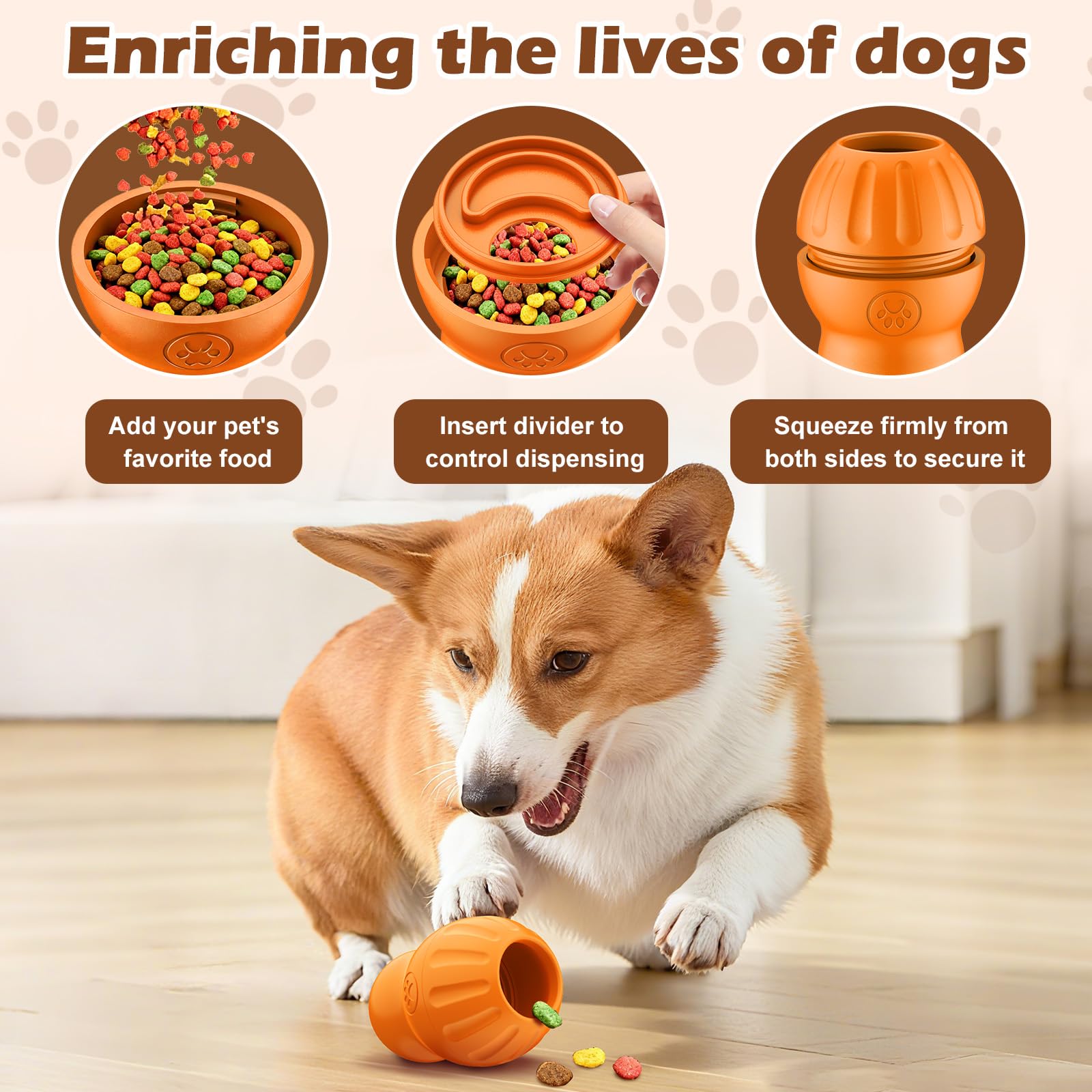 VIWIK Interactive Toy durable nylon construction supports lasting, chew-friendly sessions.