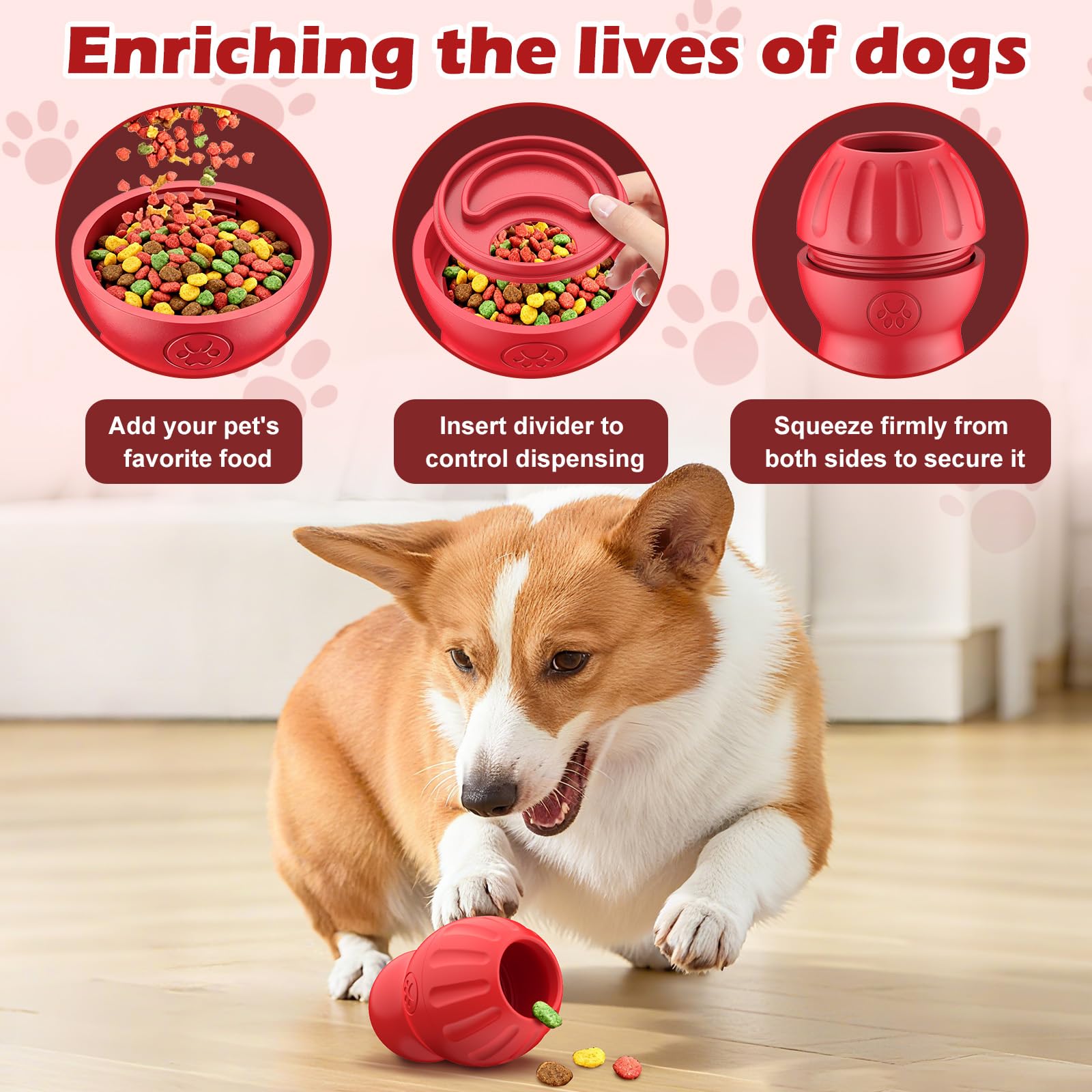 VIWIK Interactive Dog Toy for indoor/outdoor play and bonding.