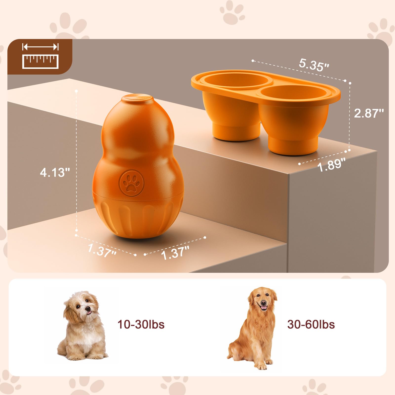 VIWIK Small and medium dogs benefit from slow-feeder play and enrichment.