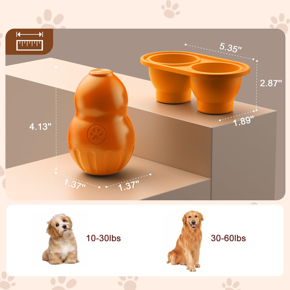 VIWIK Small and medium dogs benefit from slow-feeder play and enrichment.