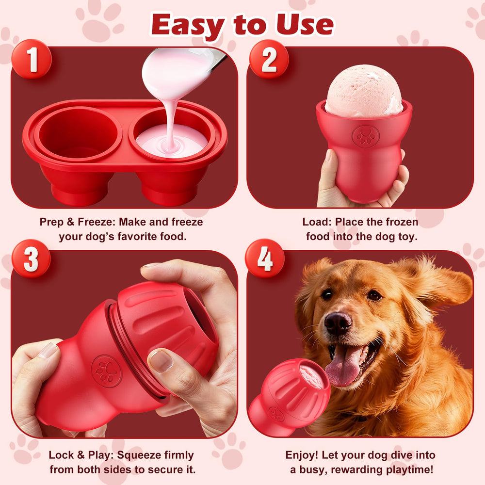 VIWIK Upgraded chew-resistant toy built for easy cleaning and durability.