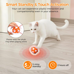 VIWIK USB-rechargeable cat toy for convenient ongoing play