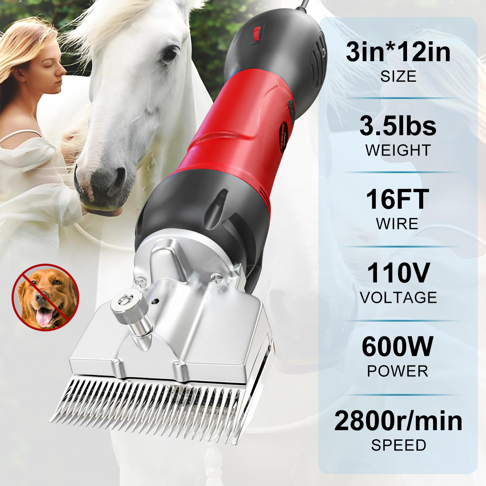 Vkdemer field-use ready clippers for barns and fairs