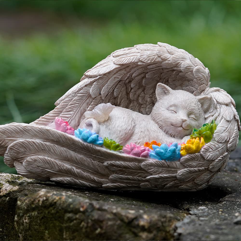 VKEVOC garden display stone provides a comforting tribute in yard or bed