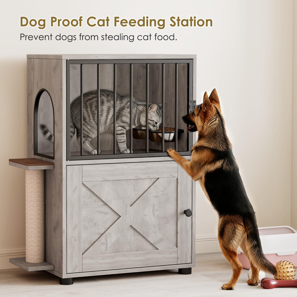 VKTO Cat Feeding Station quick and simple assembly with included tools.