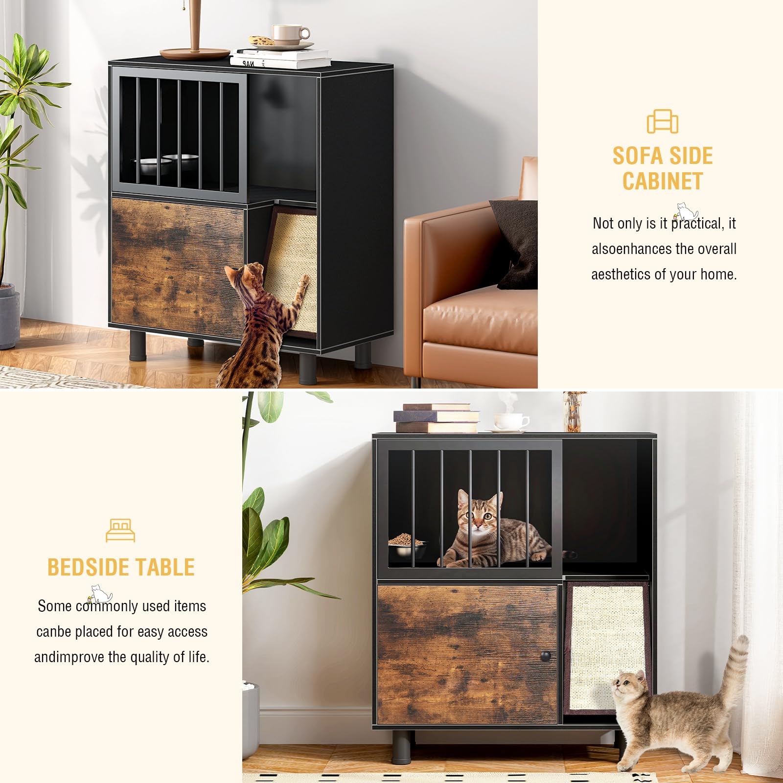 VKTO vintage black furniture style for modern interiors.