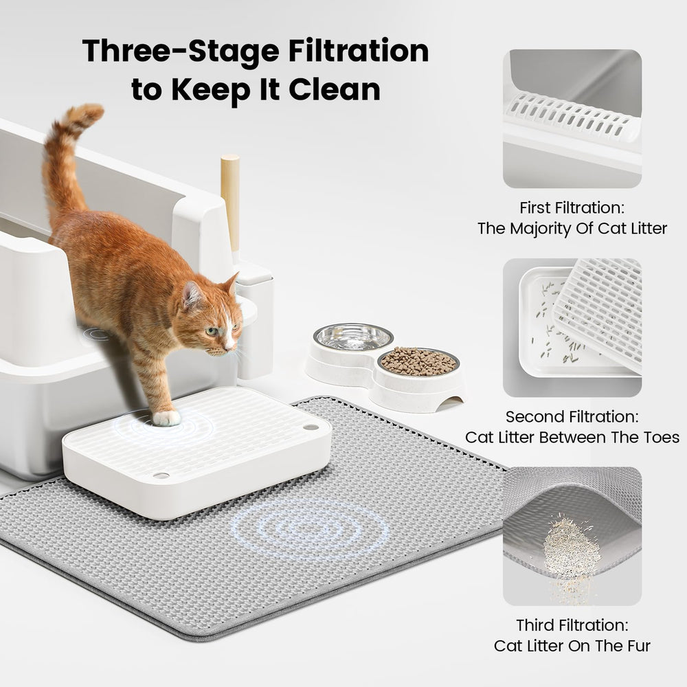 VNAKIO durable, scratch-resistant surface stays clean with easy wipe-down.