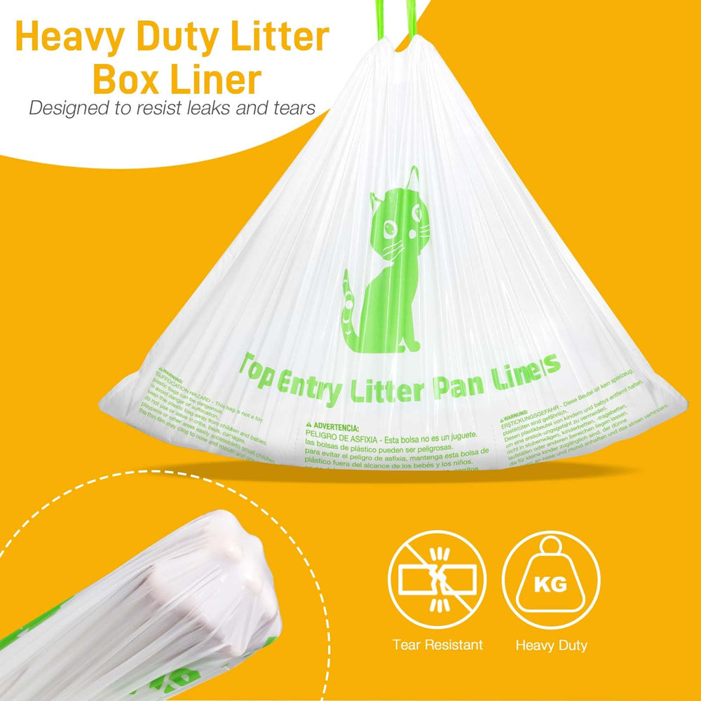 VoagLuk 50-count liner pack simplifies replacements and reduces frequent box cleaning.