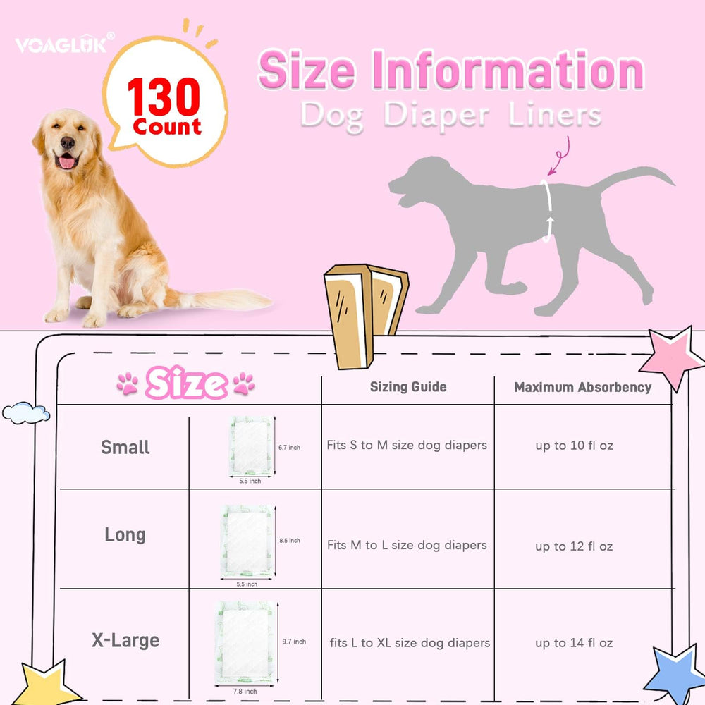 VoagLuk XL-size liners ideal for larger dogs and travel protection