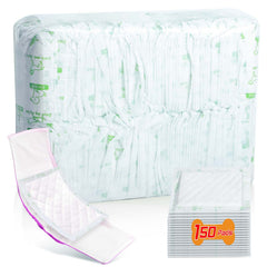 VoagLuk dog diaper liners showing absorb-core gel to control odor and prevent leaks.