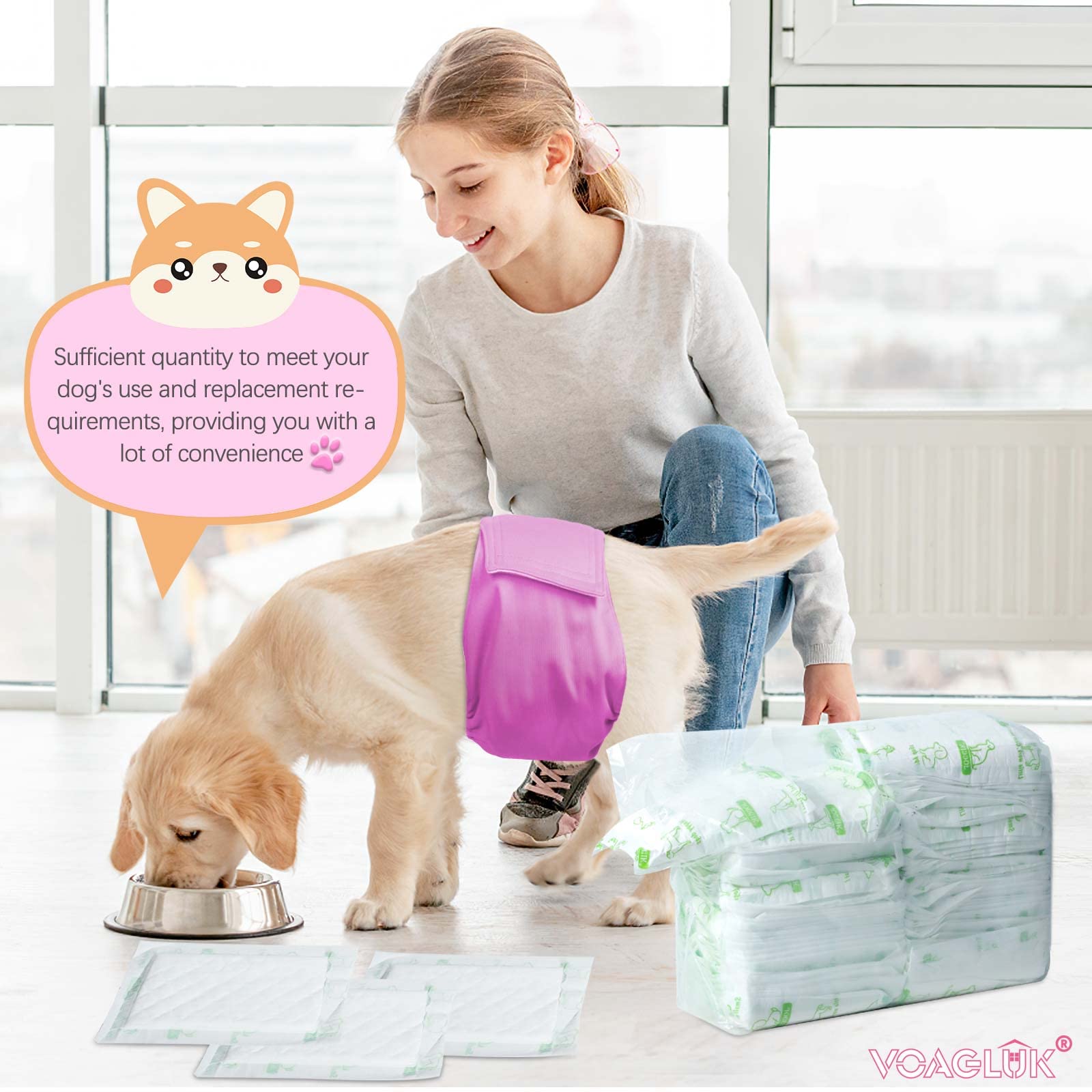 VoagLuk disposable inserts enable quick changes during travel or cleanup.