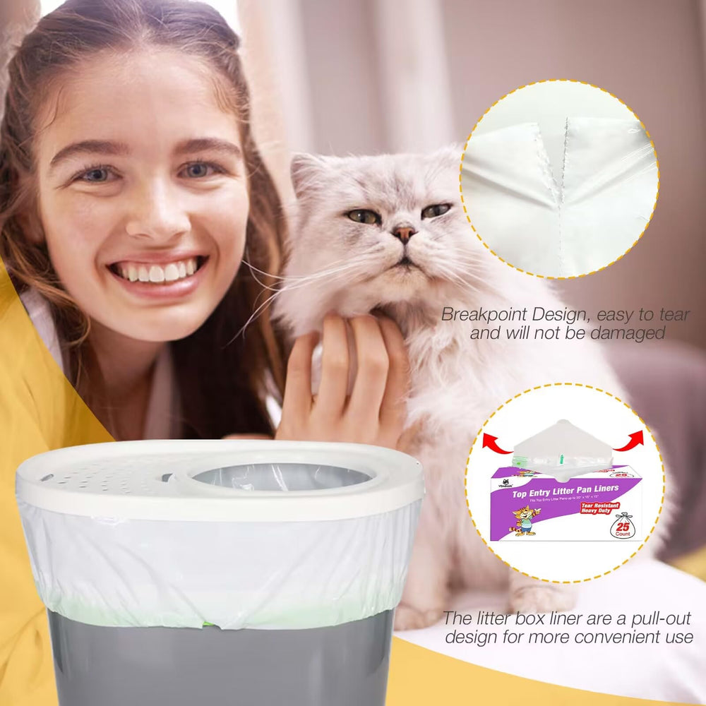 VoagLuk drawstring liner enables quick removal and tidy disposal after use.