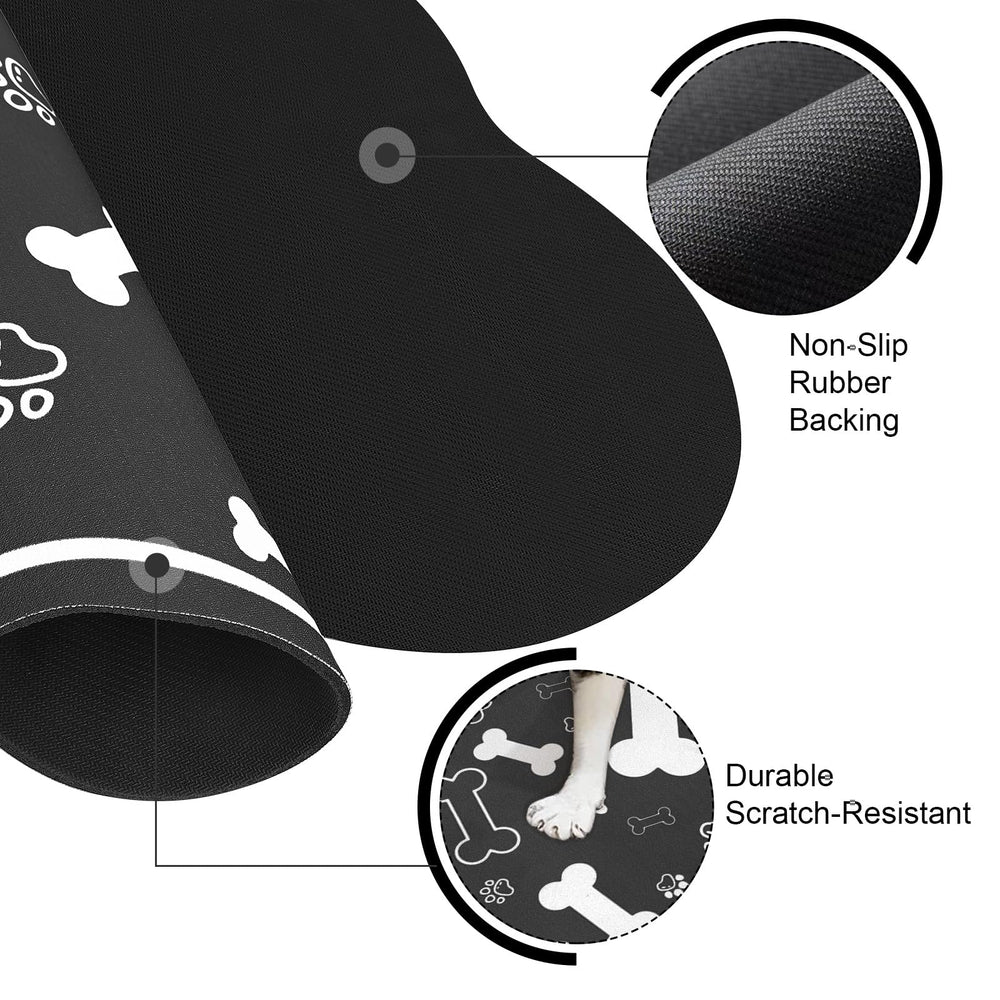 Voanos absorbent surface dries spills quickly for a tidy feeding area
