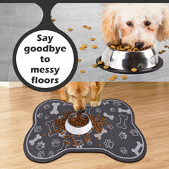 Voanos dog cat food mat diatom mud leather material built to endure