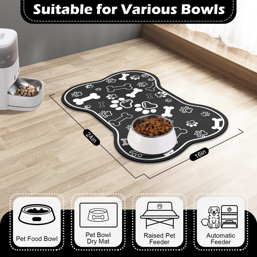 Voanos 16x24 mat absorbs spills fast, reducing mess