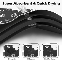 Voanos dog-cat food mat rubber non-slip backing keeps bowls stable