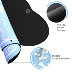 Voanos mat is highly absorbent to catch spills and protect floors.