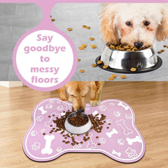 Voanos dog cat mat helps prevent stains with quick-dry, absorbent action.