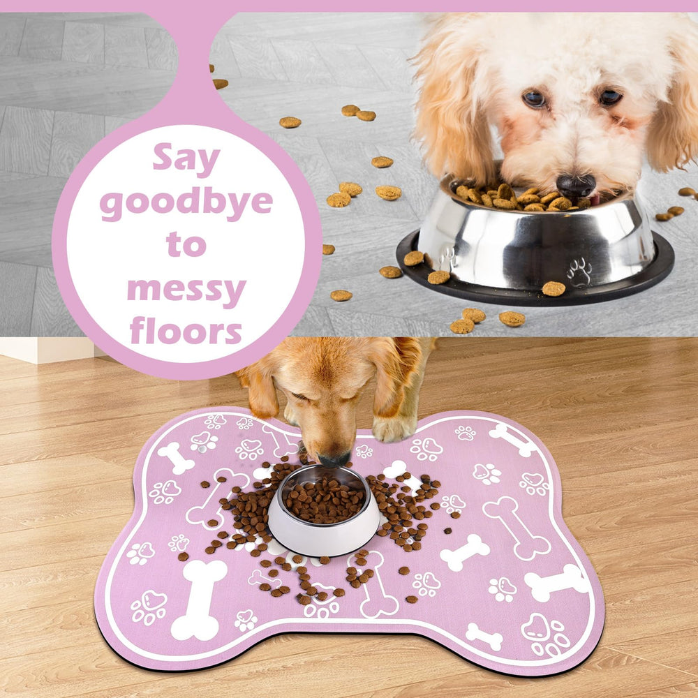 Voanos absorbent surface reduces floor spills during meals