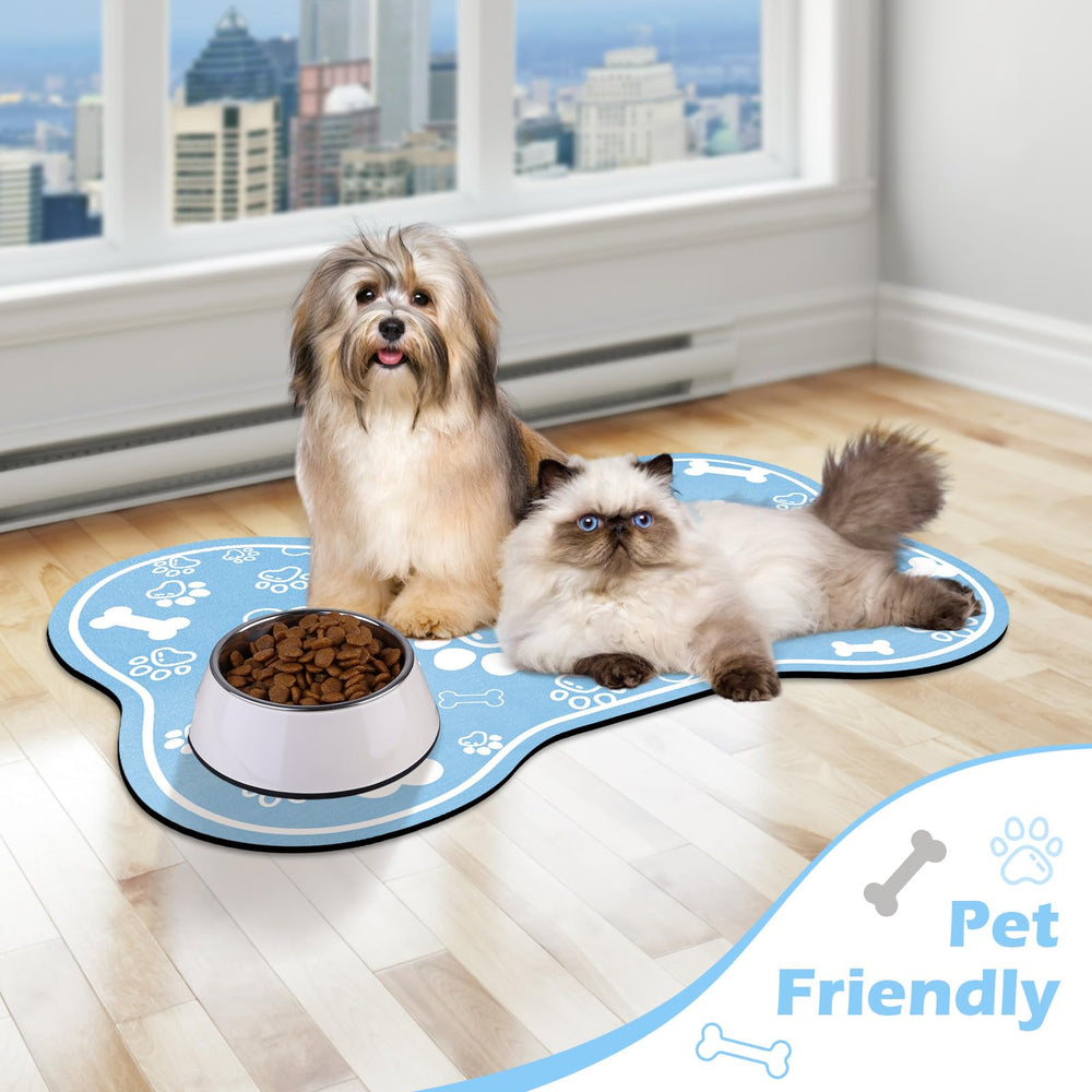 Voanos mat helps maintain a stain-free feeding area in homes with pets.