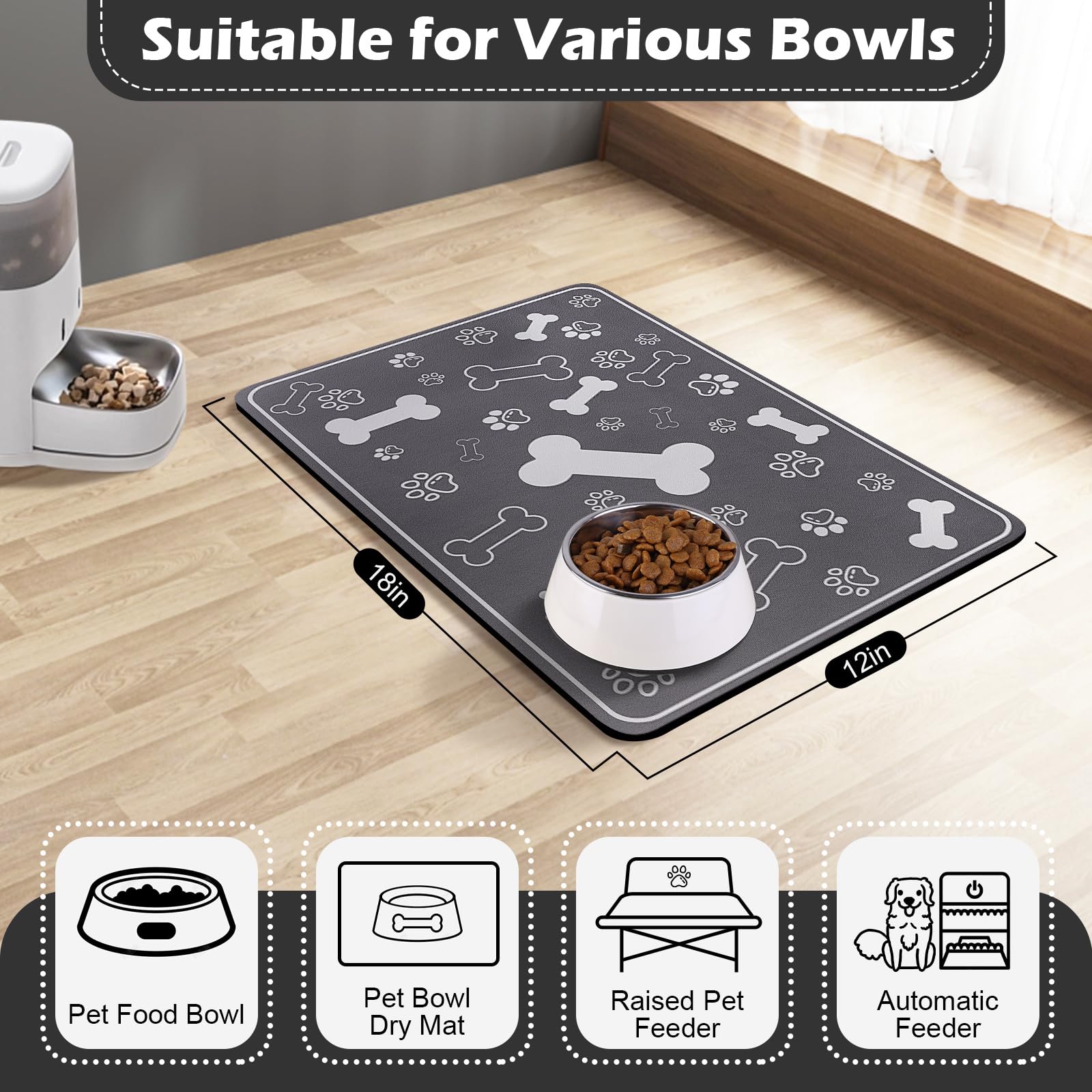 Voanos easy-clean design lets you wipe or rinse away debris.