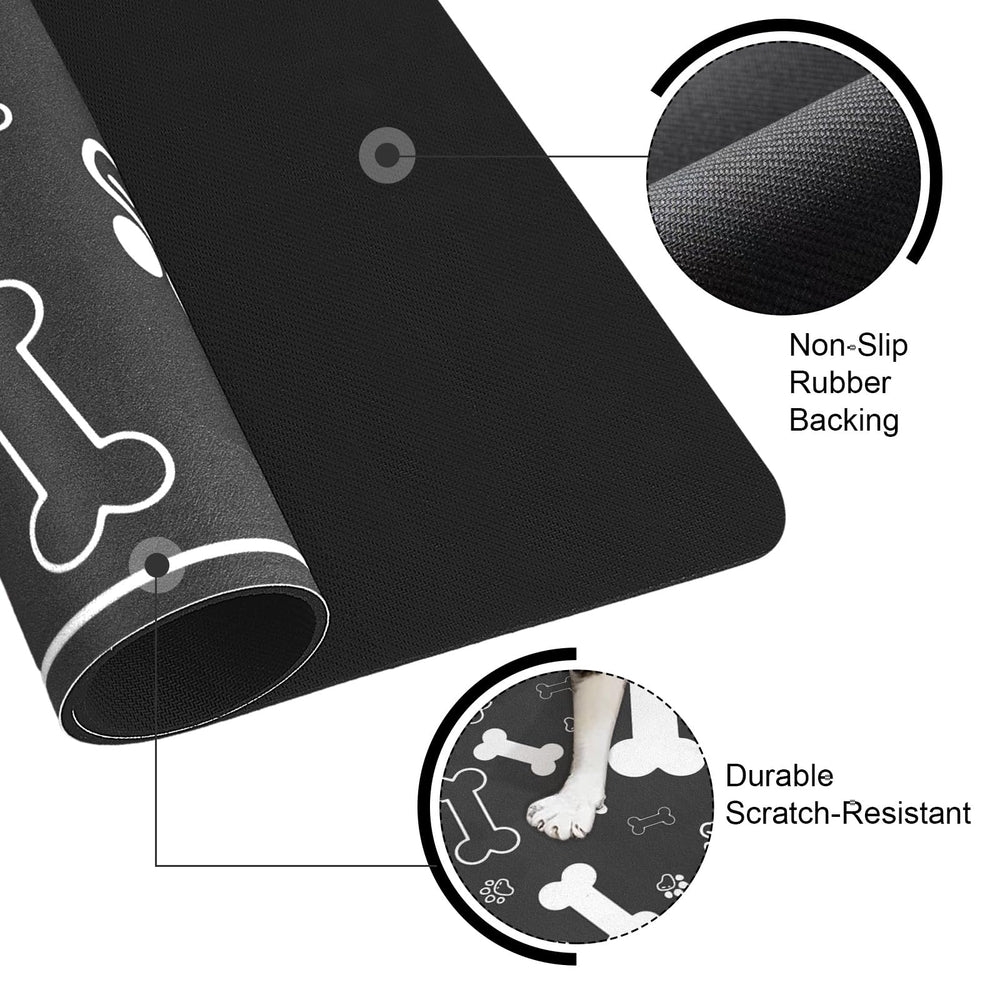 Voanos absorbent diatom mud mat soaks up spills quickly.