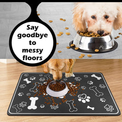 Voanos easy-clean mat: wipe or rinse after meals.