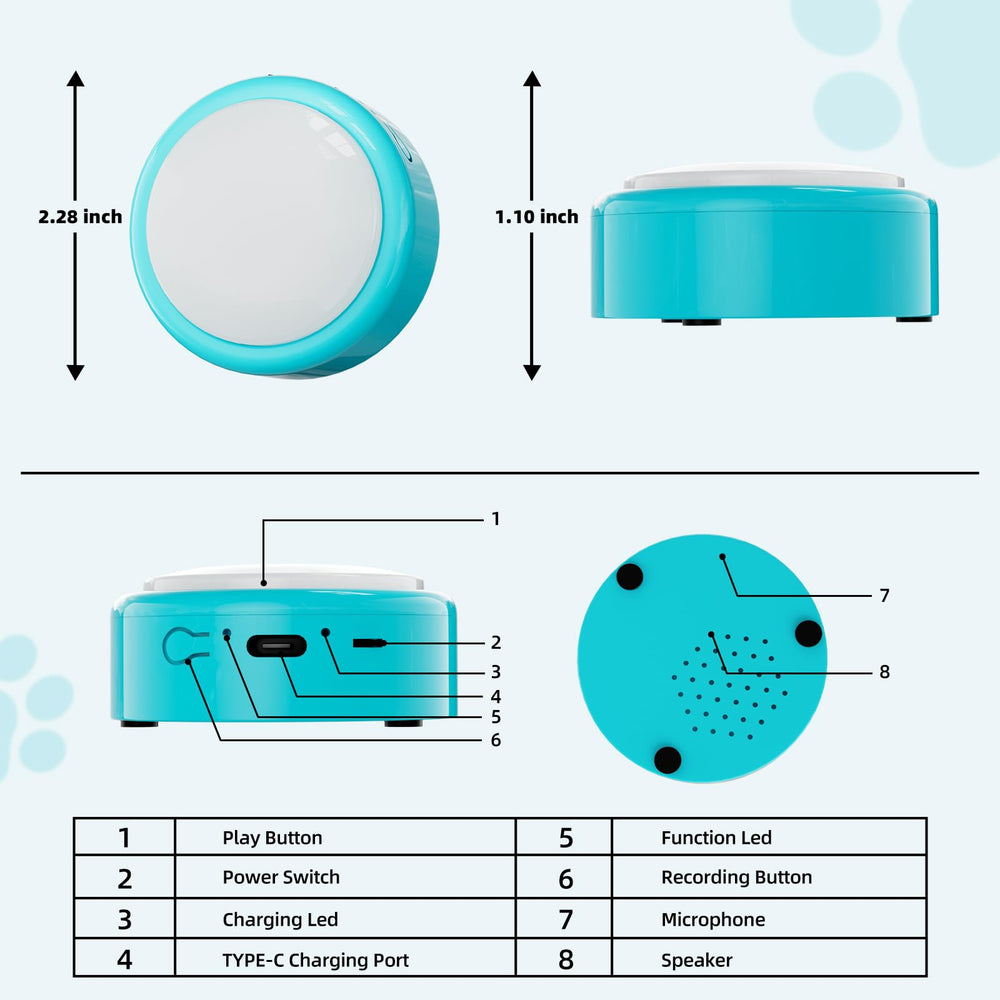 Voice Recording Button gift-ready packaging suitable for gifting
