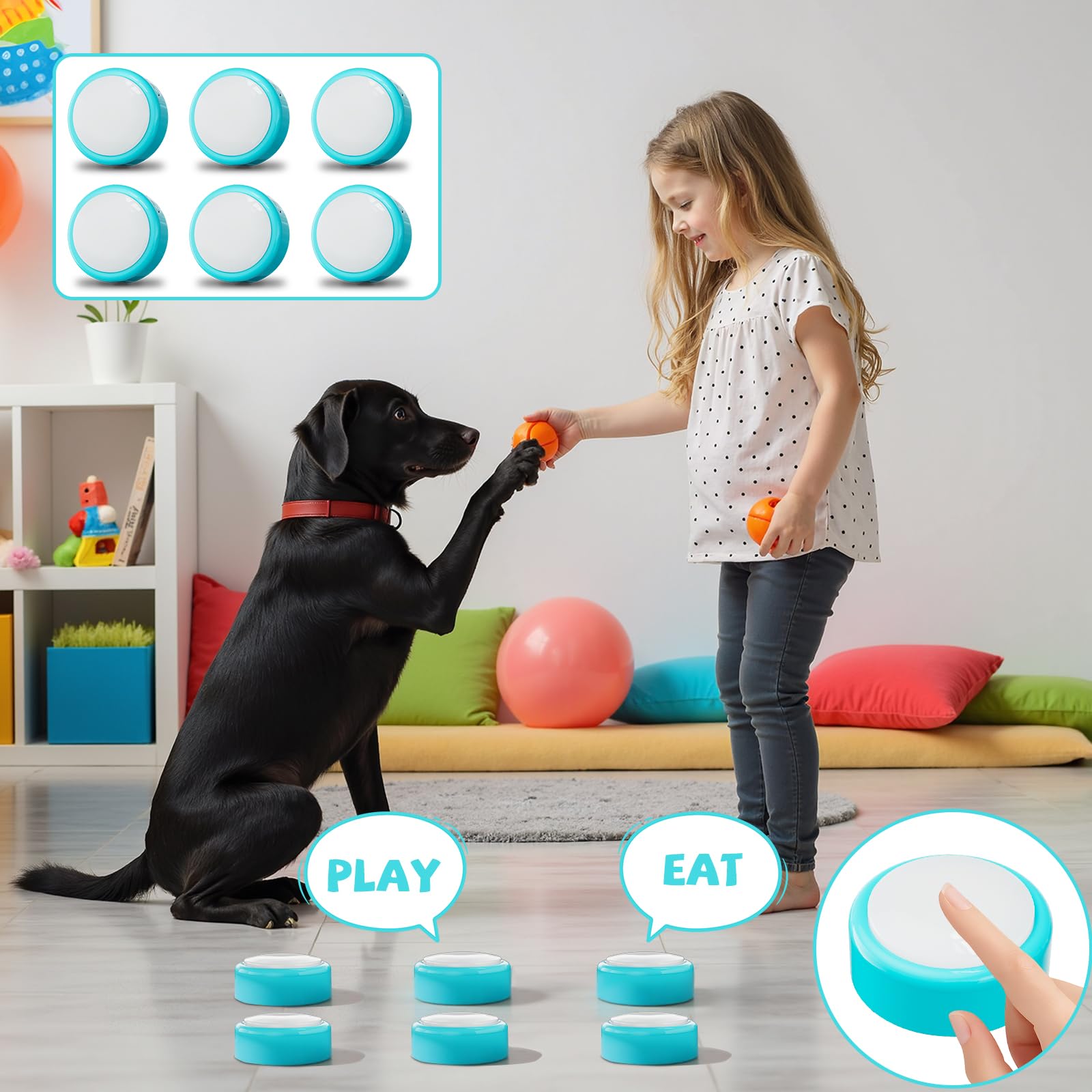 Voice Recording Button silicone anti-slip pad keeps buttons stable