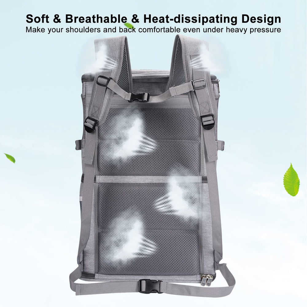 VOISTINO top and front zippers enable easy pet entry and exit.