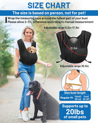 Vokvaktak dog sling soft cotton fabric provides breathable comfort for pets.