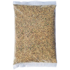 Volkman AS Super Parakeet Bird Food 8lb packaging close-up for easy feeding prep and variety.