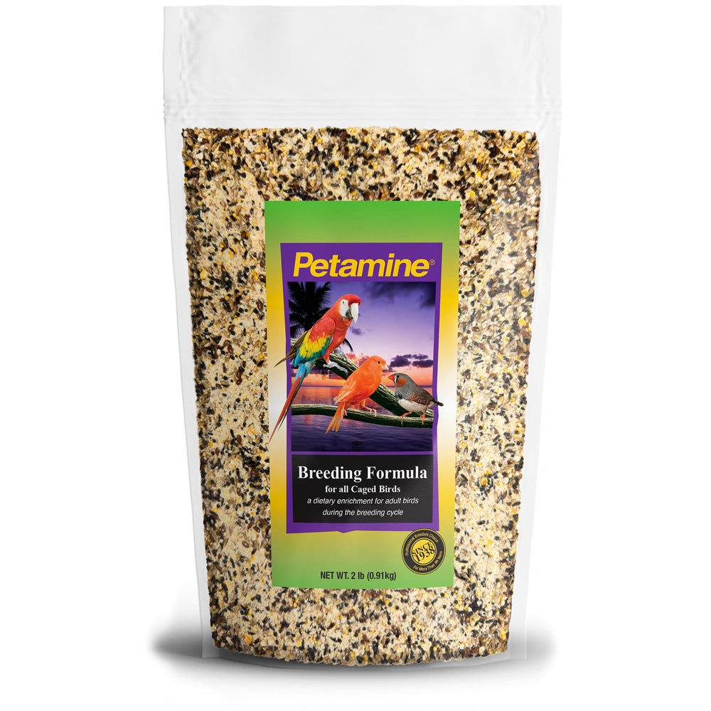 Volkman Petamine Breeder Formula 2lb bag front—nutrition-rich blend for breeding birds.