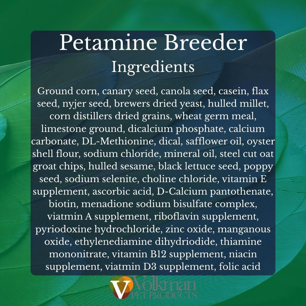 Volkman Petamine Breeder Formula 2lb chick development image—supports healthy hatchlings during cycles.