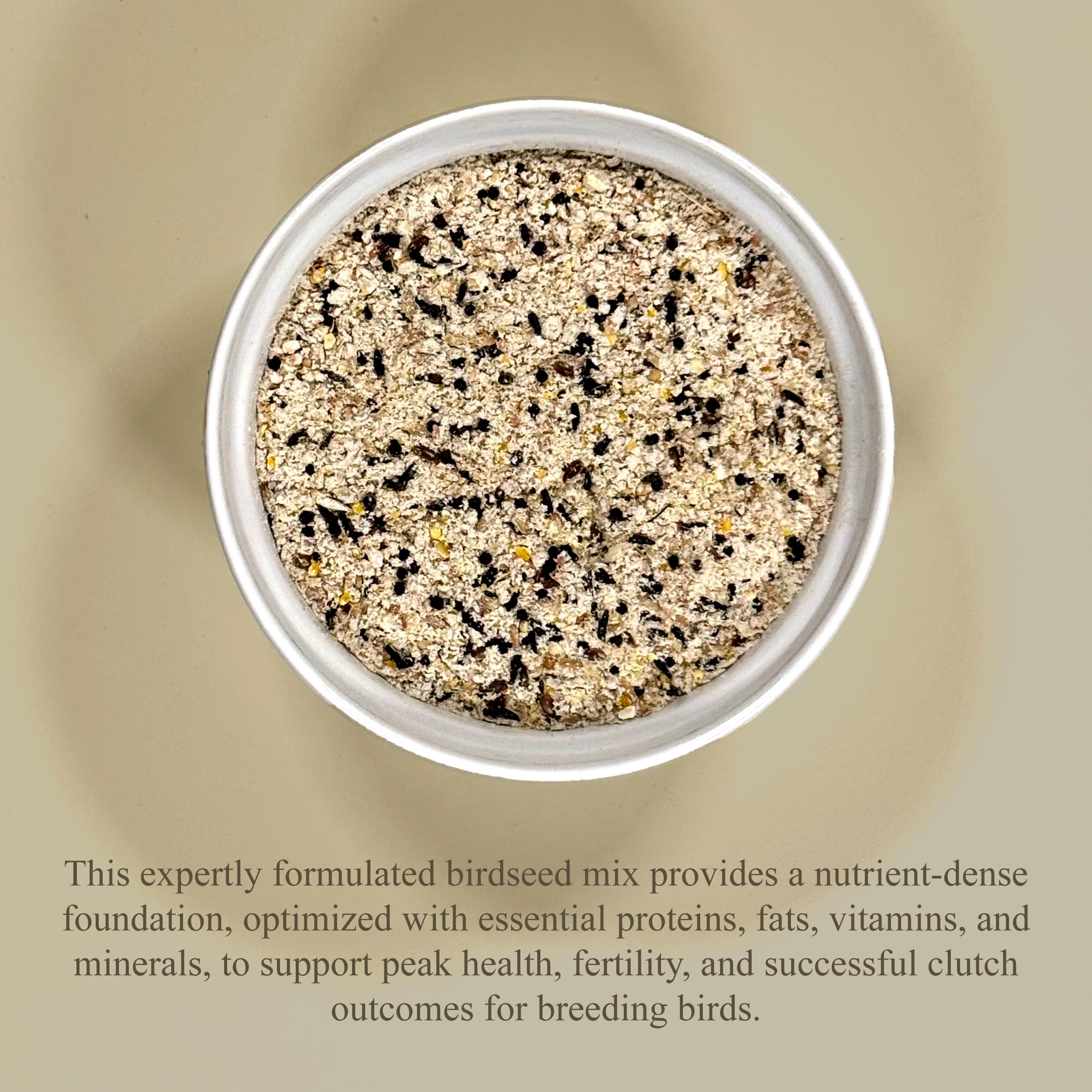 Volkman Petamine Breeder Formula 2lb seed-grain mix—varied textures for palatable, consistent nourishment.