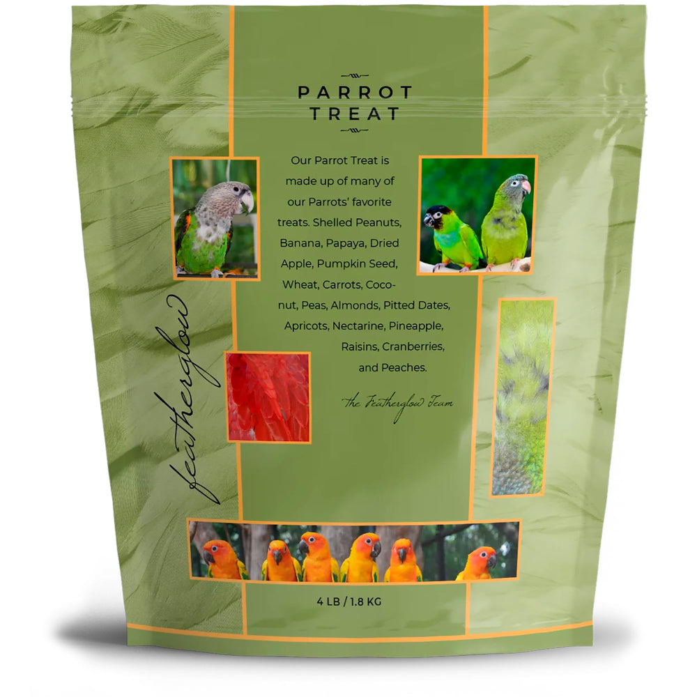 Close-up Featherglow ingredients with fruits and nuts emphasize variety and flavor