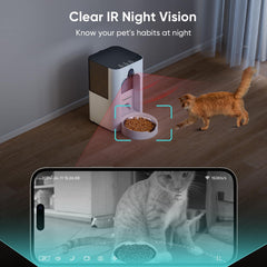 Volmees feeder night vision image for evening monitoring