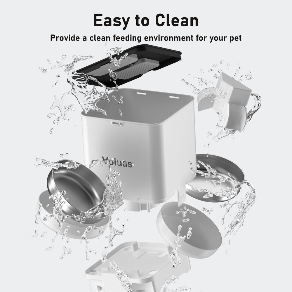 Voluas anti-clog system design ensures smooth food delivery