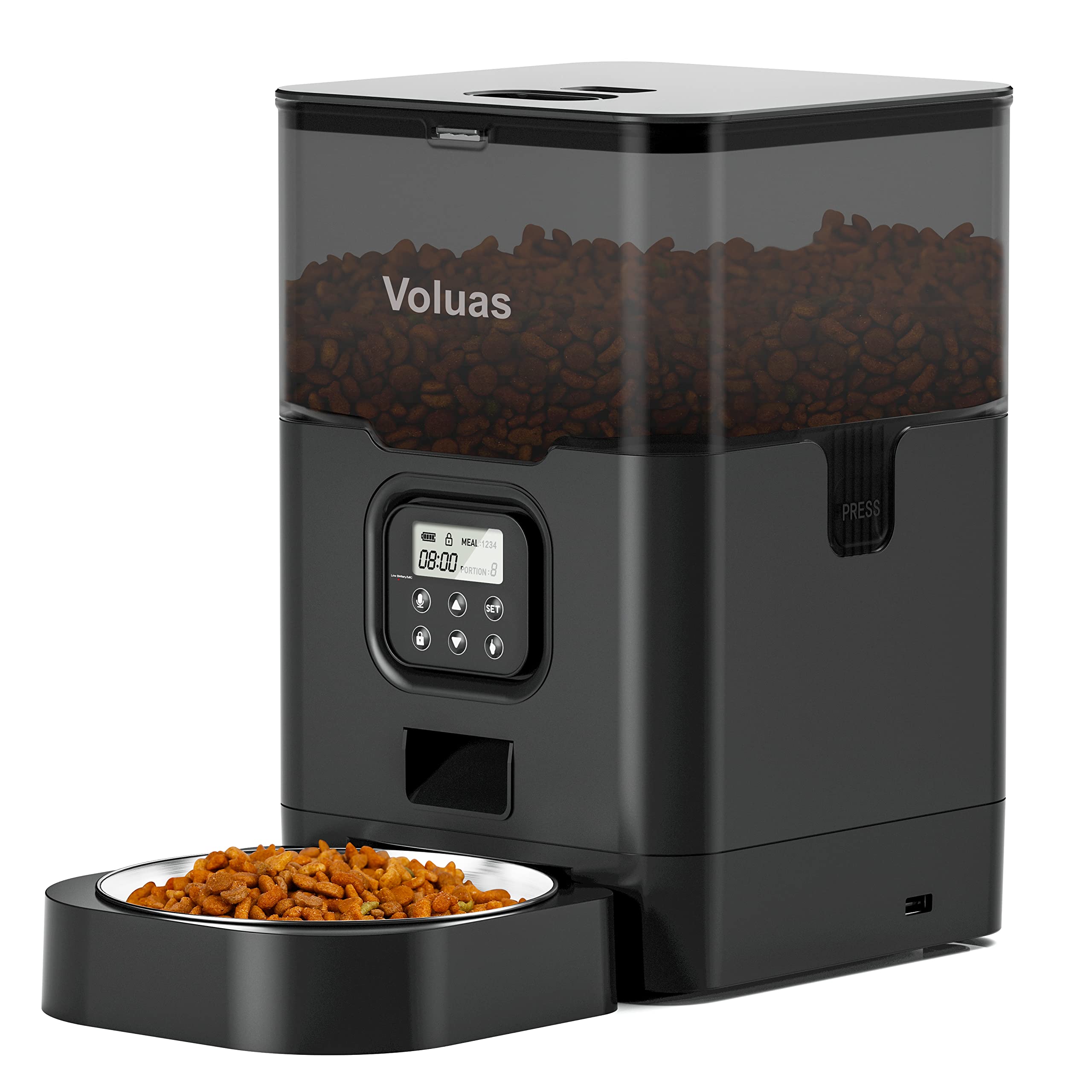 Voluas Automatic Feeder main unit with programmable scheduling for reliable feeding