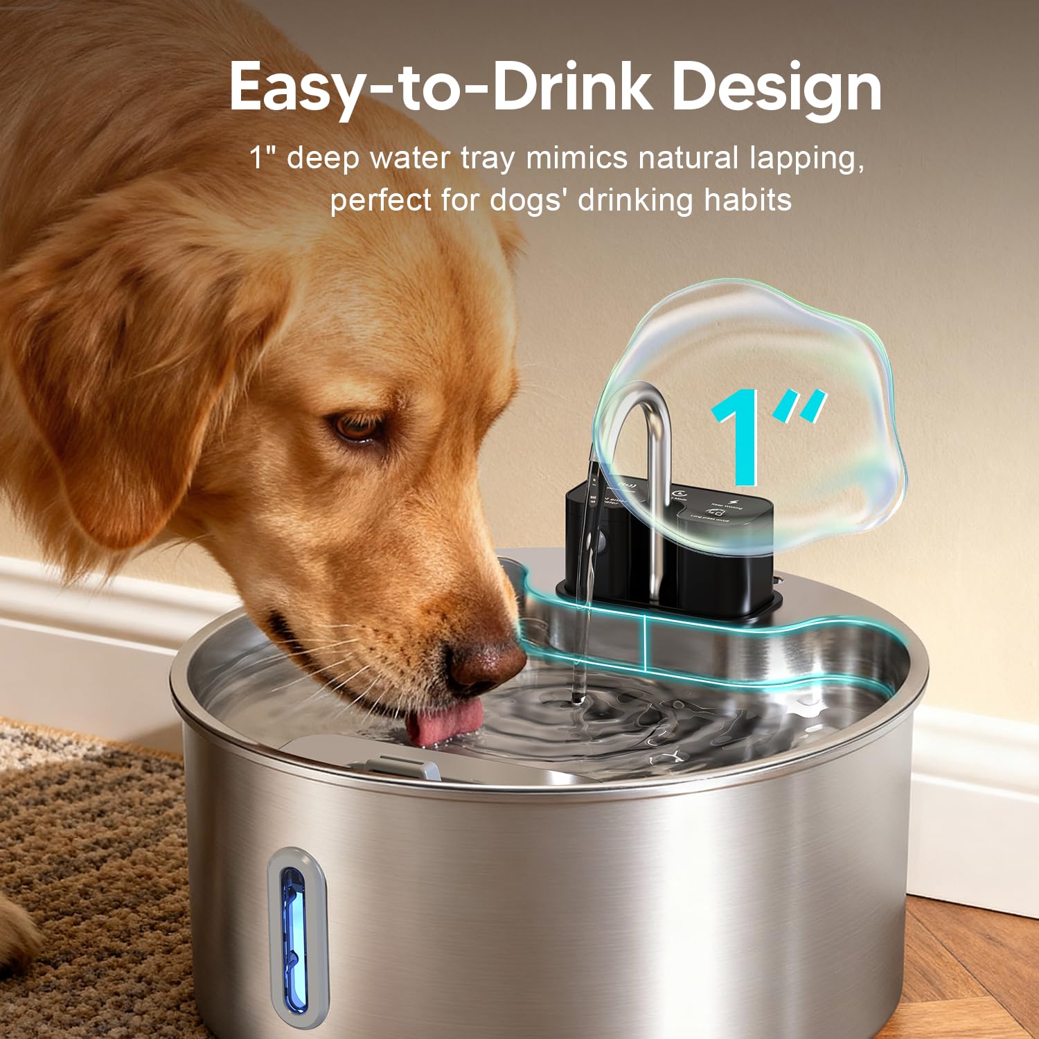 Voluas 7L tank ready for households with multiple pets