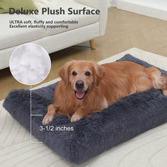 Vonabem dog bed plush material close-up for soft comfort.