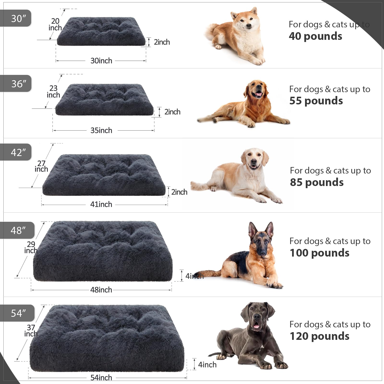 Vonabem dog bed washable cover being machine washed for easy care.