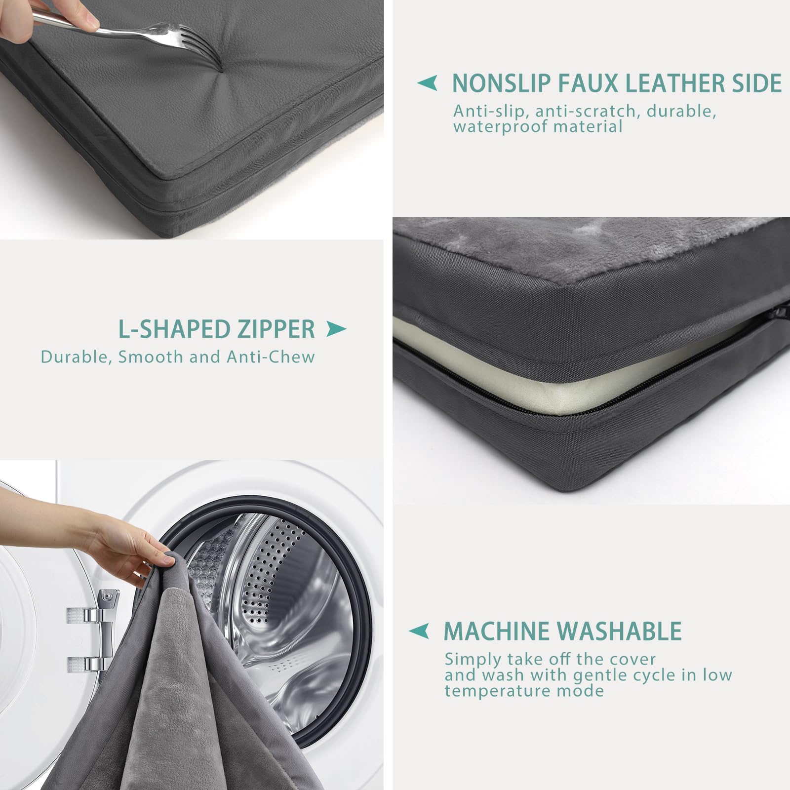 Vonabem soft flannel side adds cozy warmth for snuggly rests.