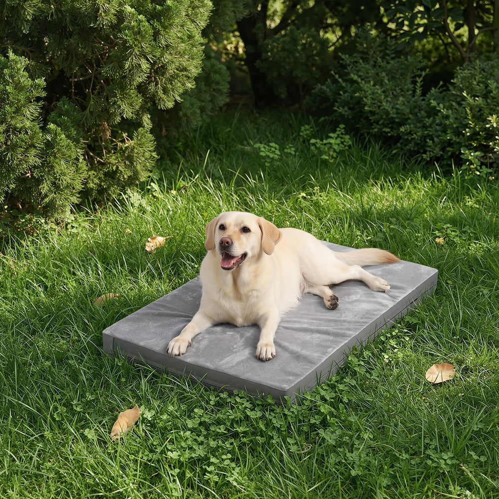 Vonabem waterproof XL dog bed outdoor use—great for patios and cars