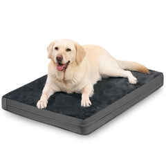 Vonabem waterproof XXL dog bed outer view showing durable cover and anti-slip base for stability.