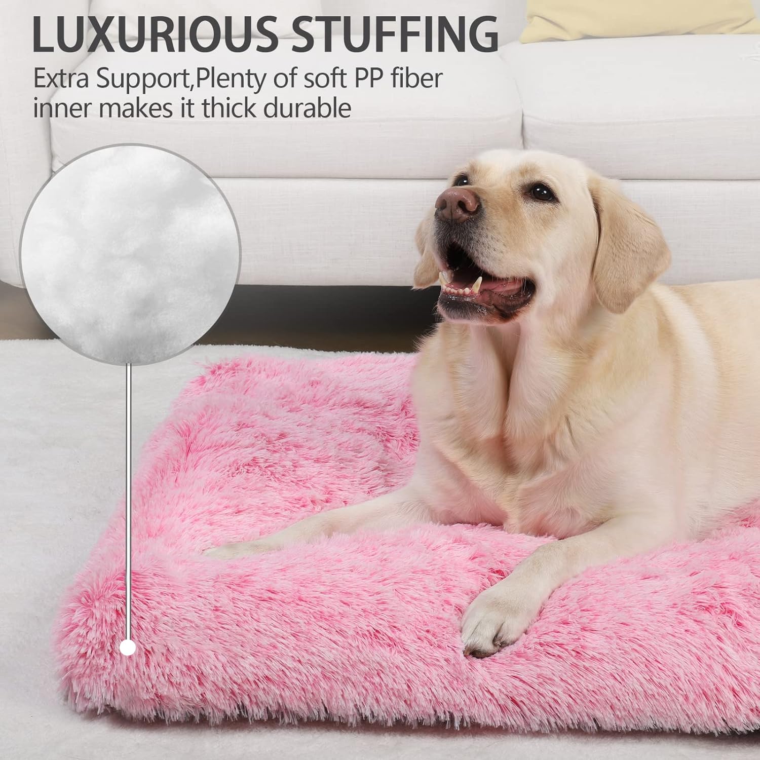 Vonabem XL bed anti-slip bottom keeps mat secure on floors