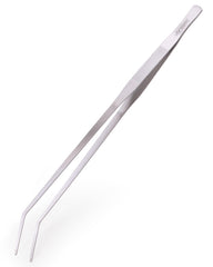 VORESTIC heavy-duty aquarium tweezers with 23.6-inch curved tip for precise feeding