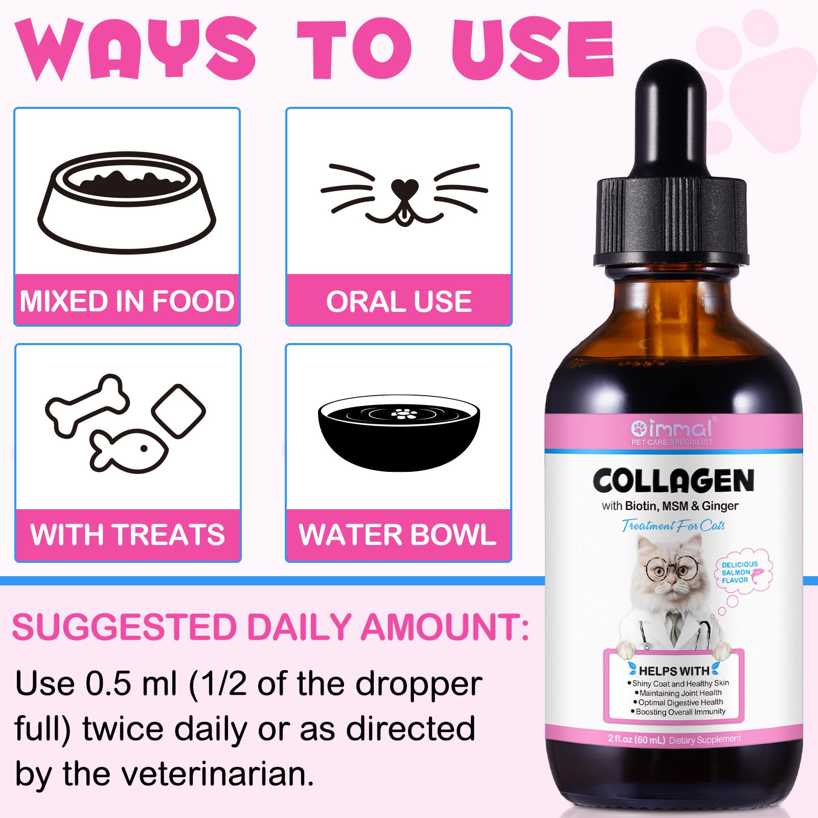VOSIFSDIY cat joint health benefits promote smoother movement and everyday activity.